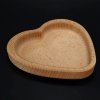 mísa a miska Amadea Dřevěná miska ve tvaru srdce masivní dřevo 13,5 x 13,5 x 2 cm