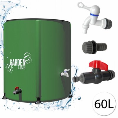 Garden Line DES3297 Skládací nádrž na dešťovou vodu, 60L – Zboží Mobilmania