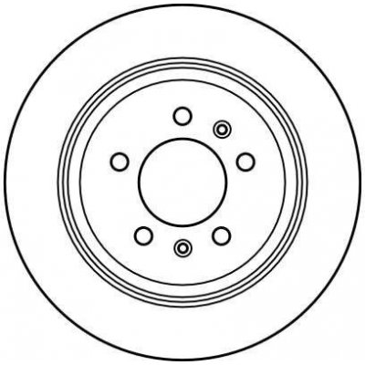 Brzdový kotouč TRW DF2582 - PEUGEOT 605 – Zboží Mobilmania