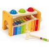 Dřevěná hračka Hape zatloukačka s xylofonem