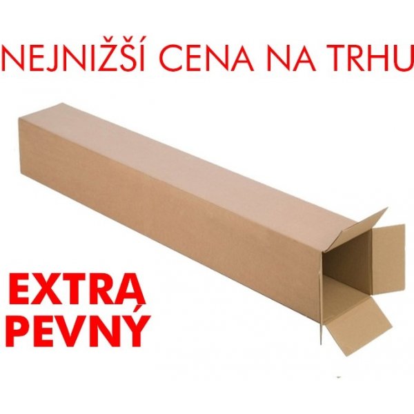 Archivační box a krabice KREDO Obaly kartonový tubus extra pevný 160 x 160 x 1100 mm 5VVL