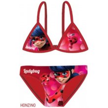 Setino dívčí dvoudílné plavky Kouzelná beruška červené