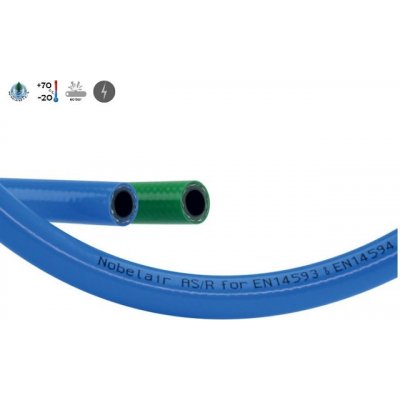 HOZELOCK TRICOFLEX 6/12 AEROTEC PVC FLEX ELA - modrá el. vodivá ohebná hadice pro dýchací přístroje, bal. 50 m – Zbozi.Blesk.cz