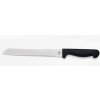 Kuchyňský nůž PGX Nůž na pečivo s černou rukojetí 20 cm