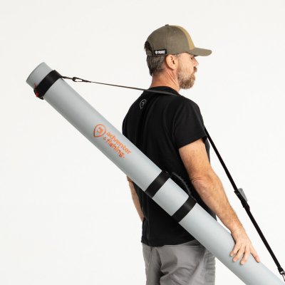 Adventer Cestovní tubus Grey / Orange lettering – Sleviste.cz