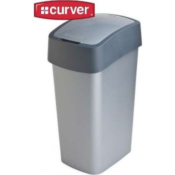 Curver FLIPBIN 45 l odpadkový koš šedý