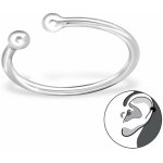 Olivie stříbrná záušnice 1339 – Zboží Dáma