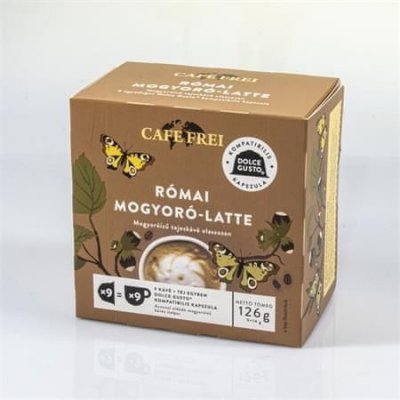 Cafe Frei Kávové kapsle Romanian hazelnut latte kompatibilní s Dolce Gusto 9 ks – Zboží Mobilmania