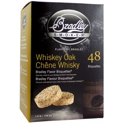 BRADLEY SMOKER Whiskey Dub udící brikety 48 ks – Zbozi.Blesk.cz
