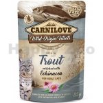 Carnilove Cat Pouch Trout Enriched & Echinacea 85 g – Zboží Mobilmania