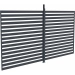 G21 fixní lamelová stěna 3,7 x 2,2 m pro pergolu Austin – Zboží Mobilmania