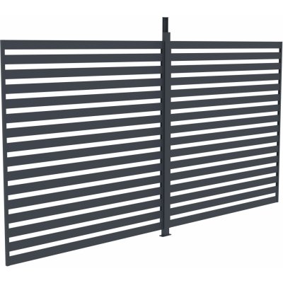 G21 fixní lamelová stěna 3,7 x 2,2 m pro pergolu Austin – Zboží Mobilmania