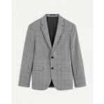 Celio Kostkované sako Buaimee Šedá – Zboží Dáma