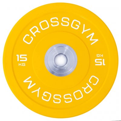 TRINFIT Olympijský kotouč Bumper Plate CrossGym 15 kg/50 mm – Hledejceny.cz