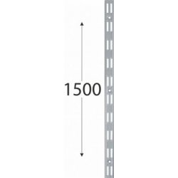 DO system lišta dvojitá šedá 1500