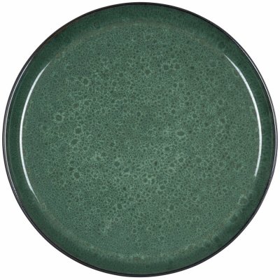 Bitz Zelený/černý talíř z kameniny 27 cm Gastro Green/Black – Zboží Dáma