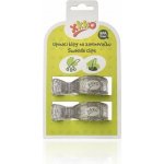 Kikko klipy 2ks Metallic silver – Zboží Dáma