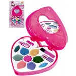 Teddies Dětská sada líčení beauted paletka srdce se zrcátkem na kartě 18,5x33x3cm – Sleviste.cz
