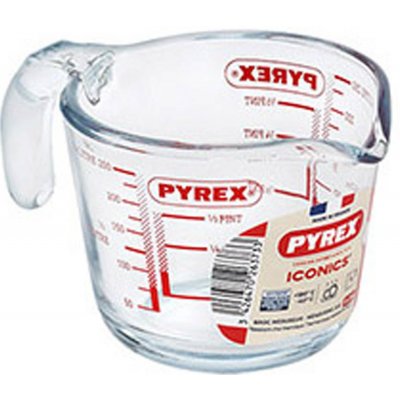 Skleněná odměrka s nálevkou PYREX 250ml – Zboží Dáma