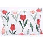 MKLuzkoviny.cz bavlna Renforcé Květy tulipánů červené 40 x 60 cm – Zbozi.Blesk.cz