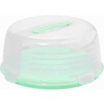 Curver CAKE BOX ROUND s poklopem 34,7x15,6cm mint 00416-Q29 – Zboží Dáma