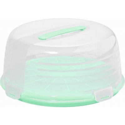 Curver CAKE BOX ROUND s poklopem 34,7x15,6cm mint 00416-Q29 – Zboží Mobilmania