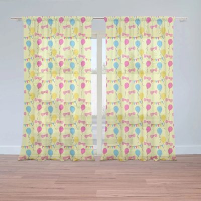 Záclony Nafukovací balonky: 2 ks - 150x250 cm - Sablio – Hledejceny.cz
