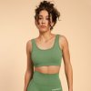 Sportovní podprsenka BeastPink Bralette Hyper Olivine