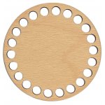 JarisWood Dno/podtácek na háčkování kruh Bez povrchové úpravy průměr 10 cm – Hledejceny.cz