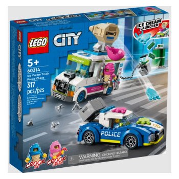 LEGO® City 60314 Policejní honička se zmrzlinářským vozem