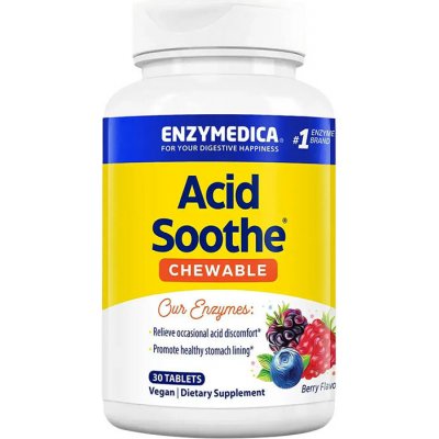 Enzymedica Acid Soothe Chewable 60 Žvýkacích tablet bobule – Hledejceny.cz