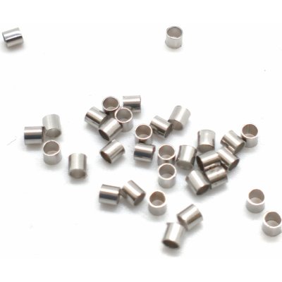 Zamačkávací rokail 2 x 2 x 1,8 mm chirurgická ocel - Obsah balení 100 ks CK 145 – Hledejceny.cz