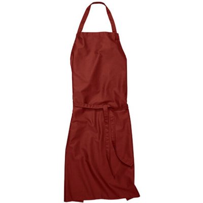 Cg Workwear Verona 90 Dlouhá zástěra s laclem 00131-01 Copper 90 x 75 cm – Hledejceny.cz