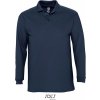 Pánské Tričko Sol's Winter II Piqué polo s dl. rukávem navy modrá