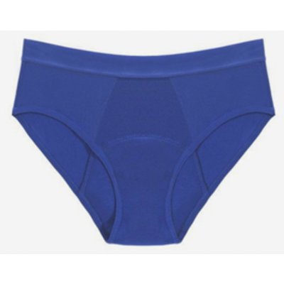Pinke Welle Menstruační kalhotky Bikiny modré střední a slabá menstruace