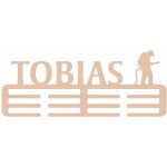 ČistéDřevo Dřevěný věšák na medaile hasič Zvolte Muž – Zboží Dáma