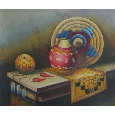 Obraz - Mexické předměty 75 cm x 90 cm – Zbozi.Blesk.cz