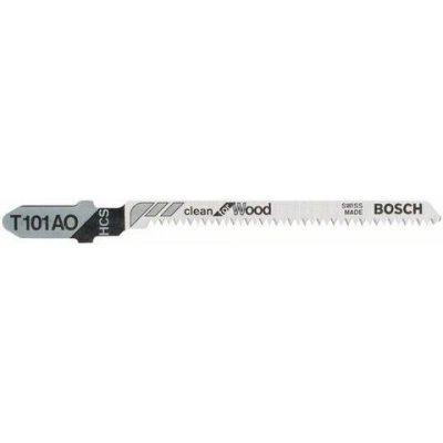 Bosch Pilový plátek do kmitací pily T 101 AO Clean for Wood, 5ks x 10 BAL – Hledejceny.cz