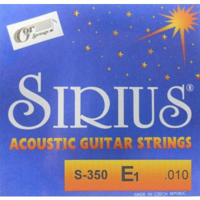Jednotlivé struny Gorstrings pro sadu Sirius S 350 (.010) Typ struny: E1 – Sleviste.cz