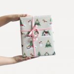 Bella Rose Vánoční balicí papír Christmas – 5 m, béžová barva, krémová barva, papír – Zboží Mobilmania