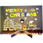 Alum Alum Lumoboard Akrylová osvětlovací tabule LED se 7 značkami – Zboží Dáma