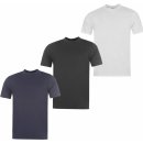 Donnay 3 Pack T Shirts Mens GreyM/CharM/Blk