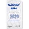 Kalendář Plánovací roční mapa B1 skládaná nástěnný 2024