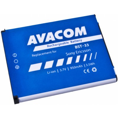 AVACOM Baterie AVACOM GSSE-W900-S950A do mobilu Sony Ericsson K550i, K800, W900i Li-Ion 3,7V 950mAh (náhrad GSSE-W900-S950A