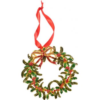 Villeroy & Boch Christmas Toys kovová závěsná dekorace Adventní věnec 12 cm