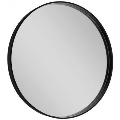 Sapho NOTION kulaté zrcadlo v rámu ø 60cm, černá mat NT600 – Zboží Mobilmania