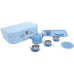 Bigjigs Toys čajový set v kufříku modrý puntíkovaný – Zboží Dáma Bigjigs Toys čajový set v kufříku modrý puntíkovaný – Zboží Dáma