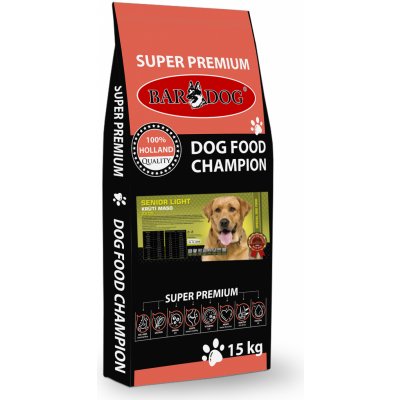 Bardog Senior & Light 22/09 krůtí maso s rýží pro starší psy 15 kg – Zboží Mobilmania