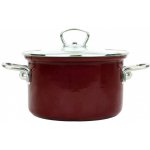 BELIS Smaltovaný hrnec s poklicí 18 cm 2.6 l ECO-CERAMIC 41518-088DB9N5 – Zboží Dáma