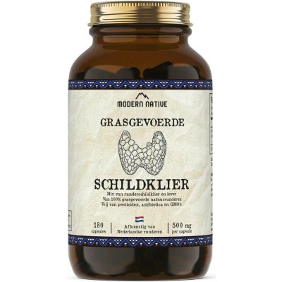 Modern Native Grass-fed hovězí štítná žláza 180 kapslí – Hledejceny.cz